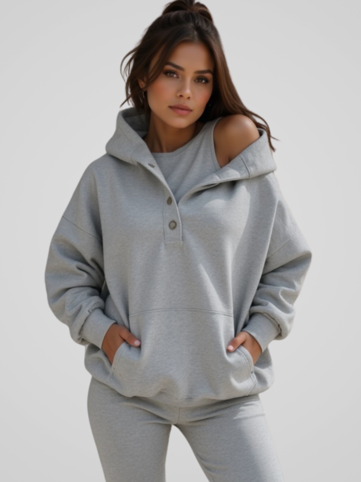 Snap-Fit Hoodie