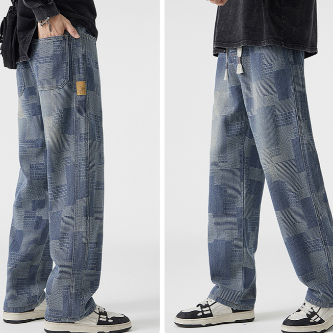 Galliani Patchwork Denim Joggers