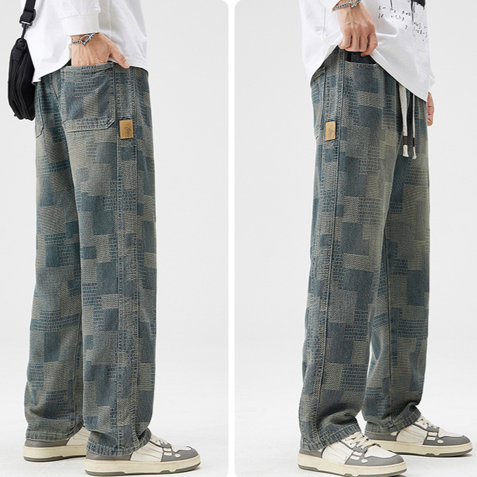 Galliani Patchwork Denim Joggers