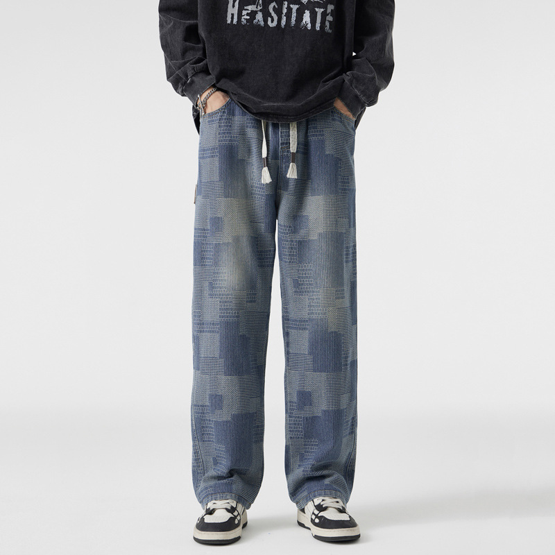 Galliani Patchwork Denim Joggers