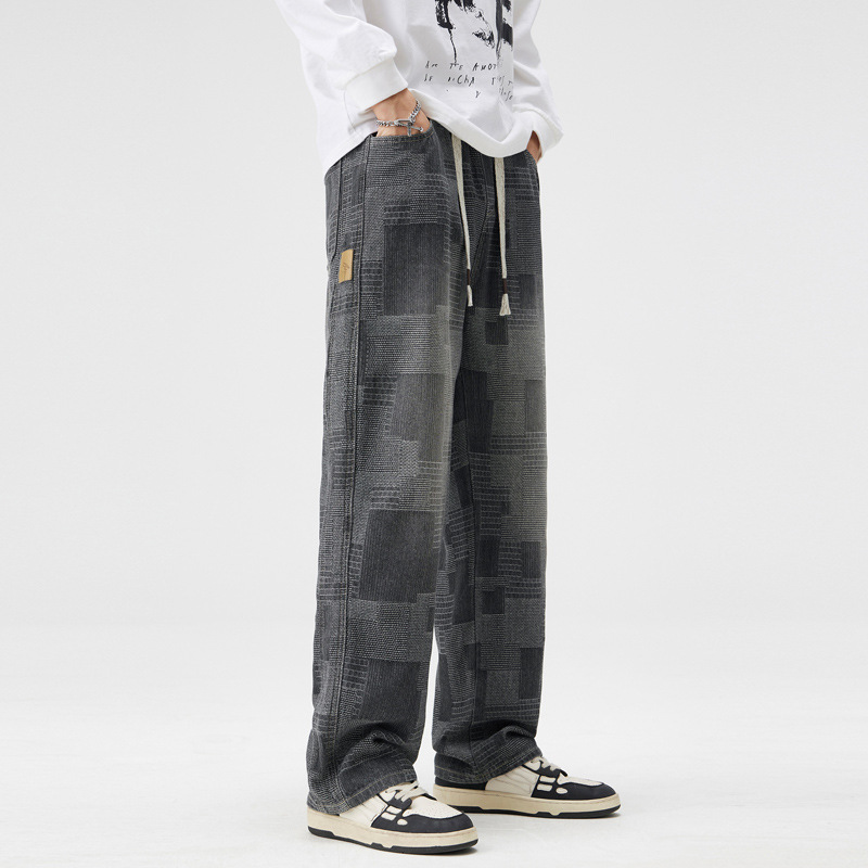 Galliani Patchwork Denim Joggers