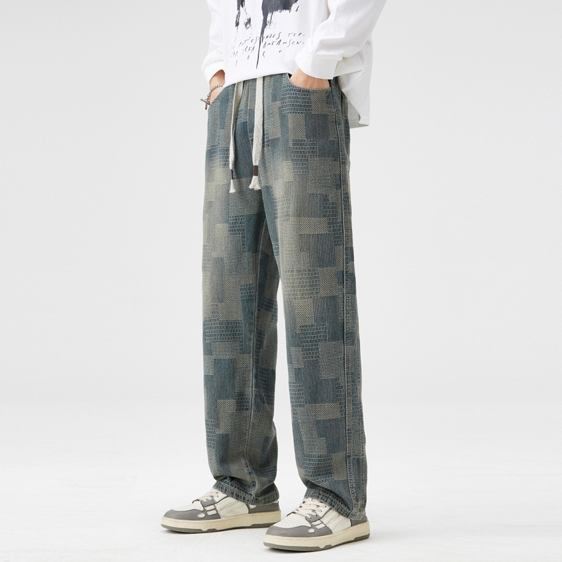 Galliani Patchwork Denim Joggers