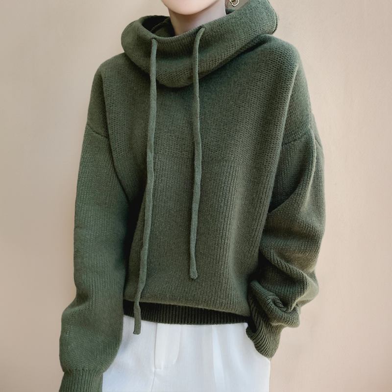 Sienna | Cozy High-Neck Hoodie