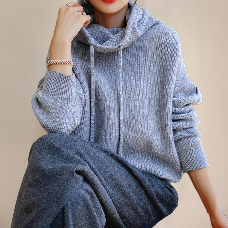 Sienna | Cozy High-Neck Hoodie